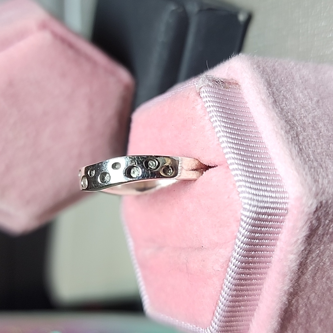 New Minimalist Sterling Silver Stackable Wave Ring — image 4 of 8